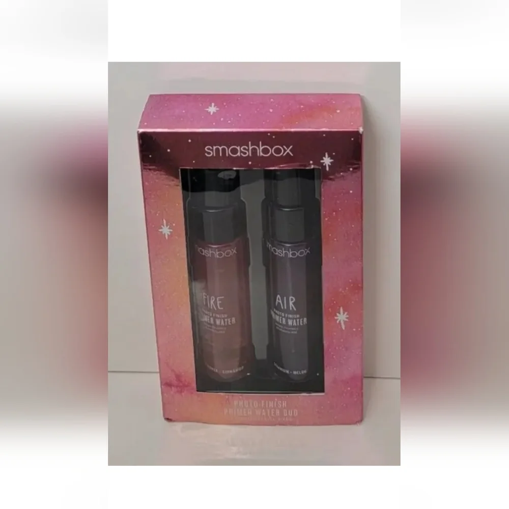 2 x SMASHBOX Photo Finish Primer Water Duo FIRE and AIR TRAVEL SIZE